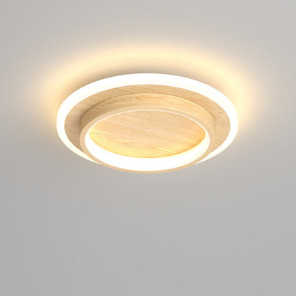 Ronde LED Plafondlamp voor Hal | Metalen & Acryl Designlamp voor Gang of Overloop – HaloPath LED