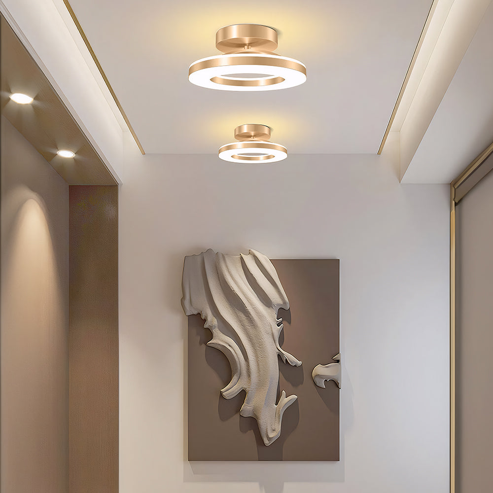 Moderne IJzeren LED Plafondlamp | Stijlvolle Verlichting voor Hal, Gang of Overloop – IronGlow Hall Light