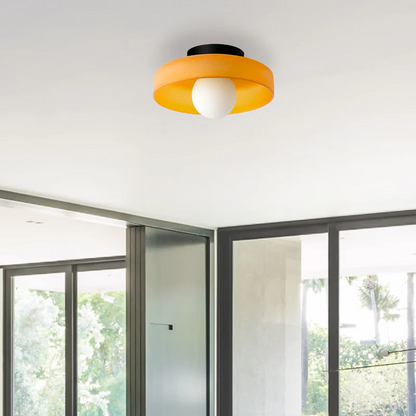 Moderne Ronde Flush Plafondlamp | Strakke LED Keukenlamp voor Plafondmontage – CleanCircle LED