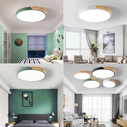 Kleurrijke Ronde LED Plafondlamp | Eenvoudig Modern Design voor Kinderkamer of Speelruimte – ColorGlow LED