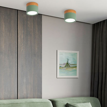 Kleine Cilinder Plafondlamp | Moderne Flush Mount Lamp voor Hal, Toilet of Overloop – MiniTube Ceiling Light