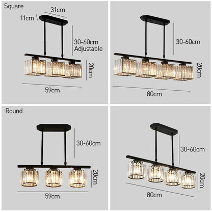 Moderne Art Deco Glazen Hanglampen | Stijlvolle Verlichting voor Keukeneiland of Eettafel – DecoGlow