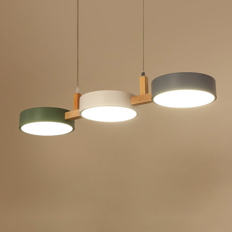 Nordic Hanglamp met Meerdere Cilinderlampen | Modern Metalen Design voor Eetkamer of Keuken – ScandiTube Pendant