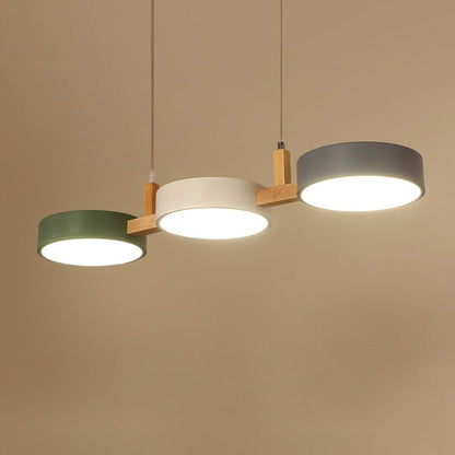 Nordic Hanglamp met Meerdere Cilinderlampen | Modern Metalen Design voor Eetkamer of Keuken – ScandiTube Pendant