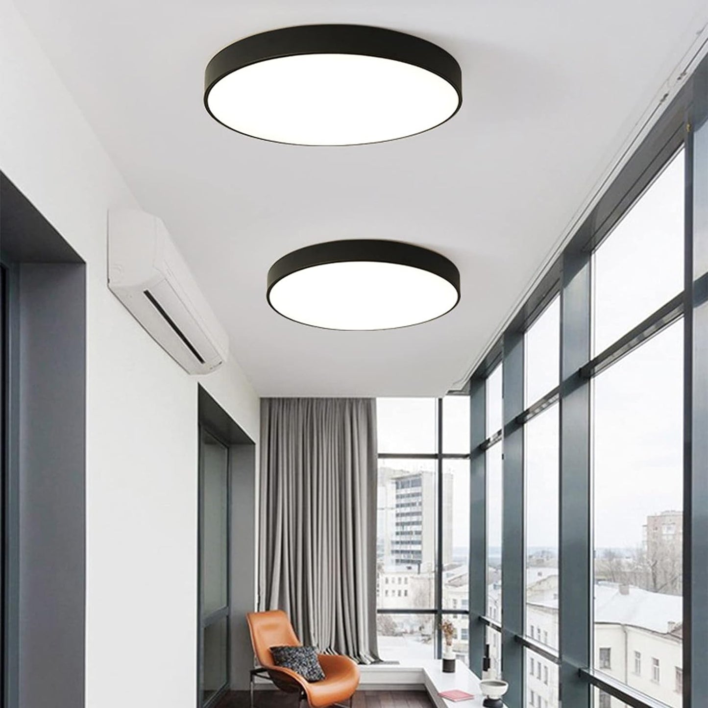 Ronde LED Plafondlamp | Strak Flush Mount Design voor Slaapkamer, Hal of Woonkamer – LumaRing LED