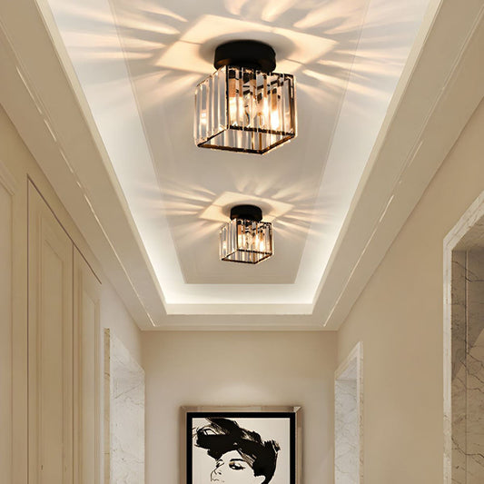 Moderne Plafondlamp met 1 Lichtpunt | Stijlvolle Ganglamp voor Hal of Overloop – SoloGlow