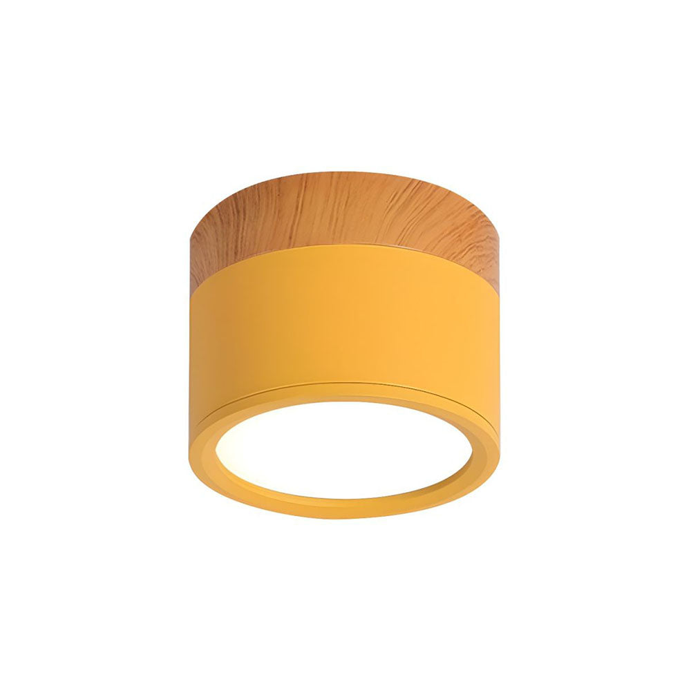 Kleine Cilinder Plafondlamp | Moderne Flush Mount Lamp voor Hal, Toilet of Overloop – MiniTube Ceiling Light