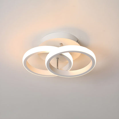 Moderne Witte Metalen LED Plafondlamp | Strak Design voor Woonkamer, Hal of Slaapkamer – WhiteBeam LED