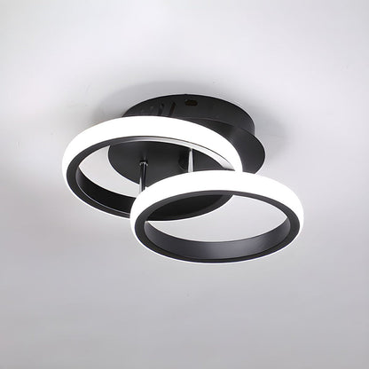 Moderne Witte Metalen LED Plafondlamp | Strak Design voor Woonkamer, Hal of Slaapkamer – WhiteBeam LED