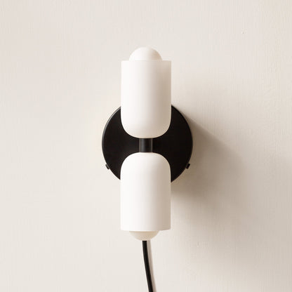 Moderne Dubbele Wandlamp | LED Up & Down Wall Sconce voor Slaapkamer, Hal of Woonkamer – DuoBeam Wall Light