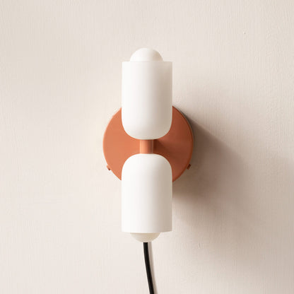 Moderne Dubbele Wandlamp | LED Up & Down Wall Sconce voor Slaapkamer, Hal of Woonkamer – DuoBeam Wall Light