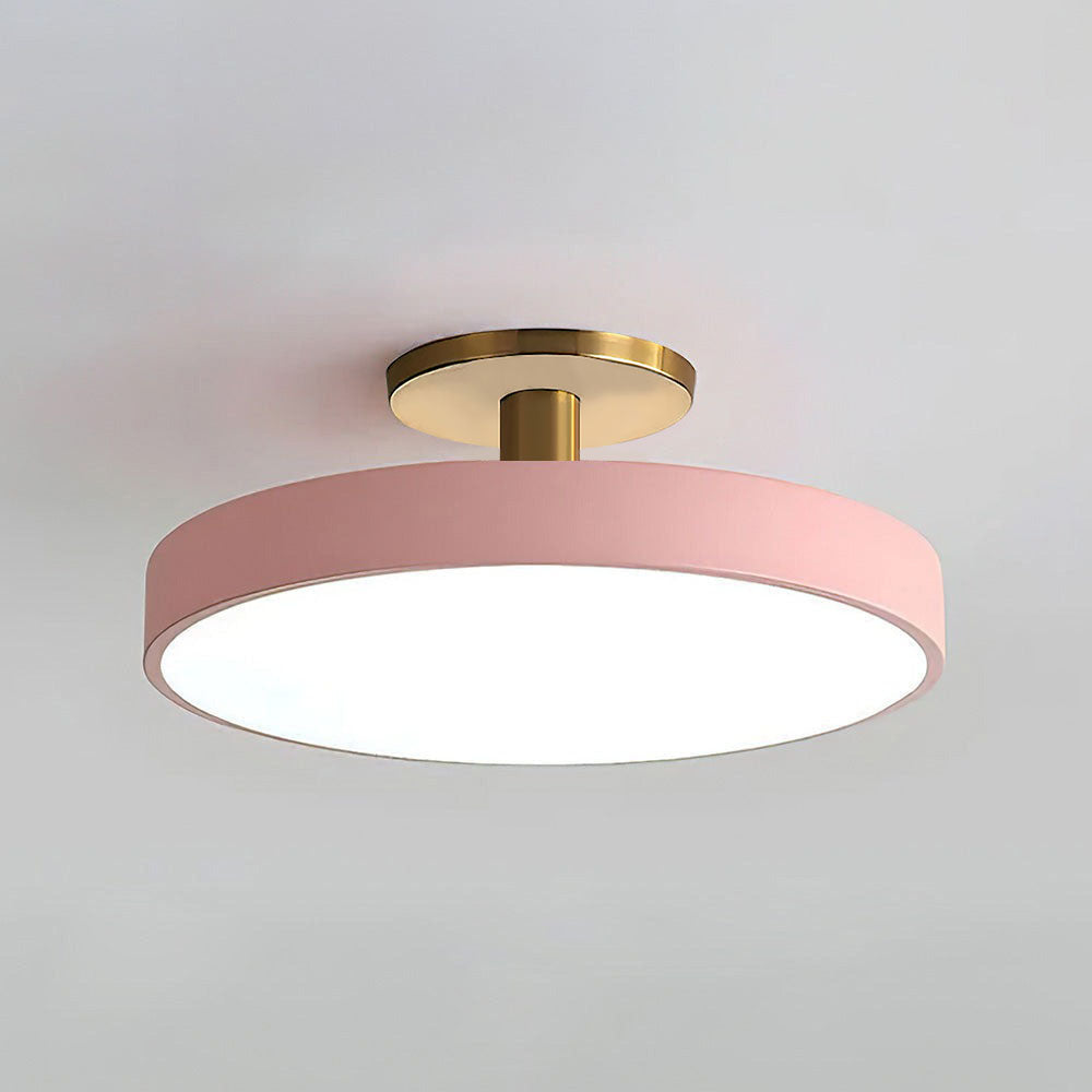 Eenvoudige Ronde Flush Plafondlamp | Minimalistisch LED Design voor Woonkamer of Hal – SimplicityGlow