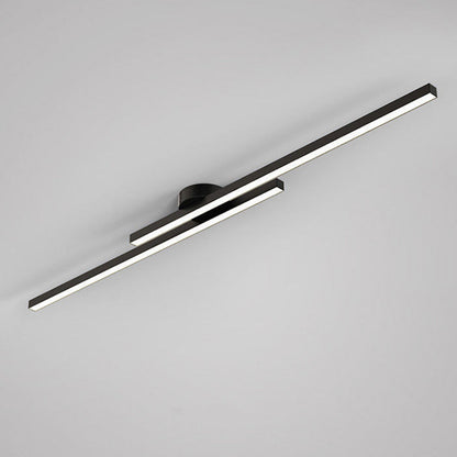 Moderne Aluminium LED Plafondlamp Langwerpig | Semi-Flush Design voor Woonkamer – LineaGlow LED