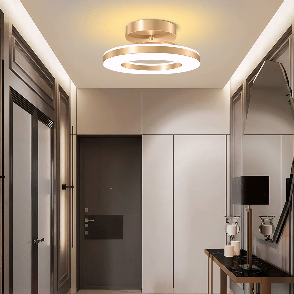 Moderne IJzeren LED Plafondlamp | Stijlvolle Verlichting voor Hal, Gang of Overloop – IronGlow Hall Light