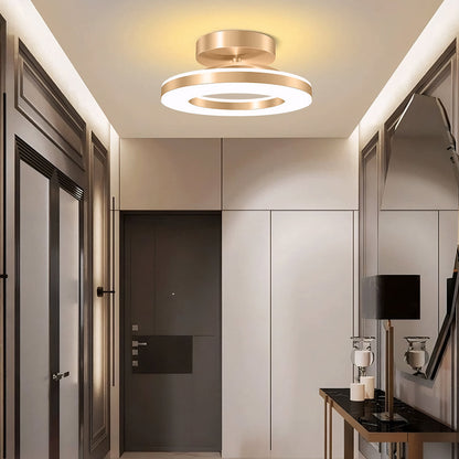 Moderne IJzeren LED Plafondlamp | Stijlvolle Verlichting voor Hal, Gang of Overloop – IronGlow Hall Light