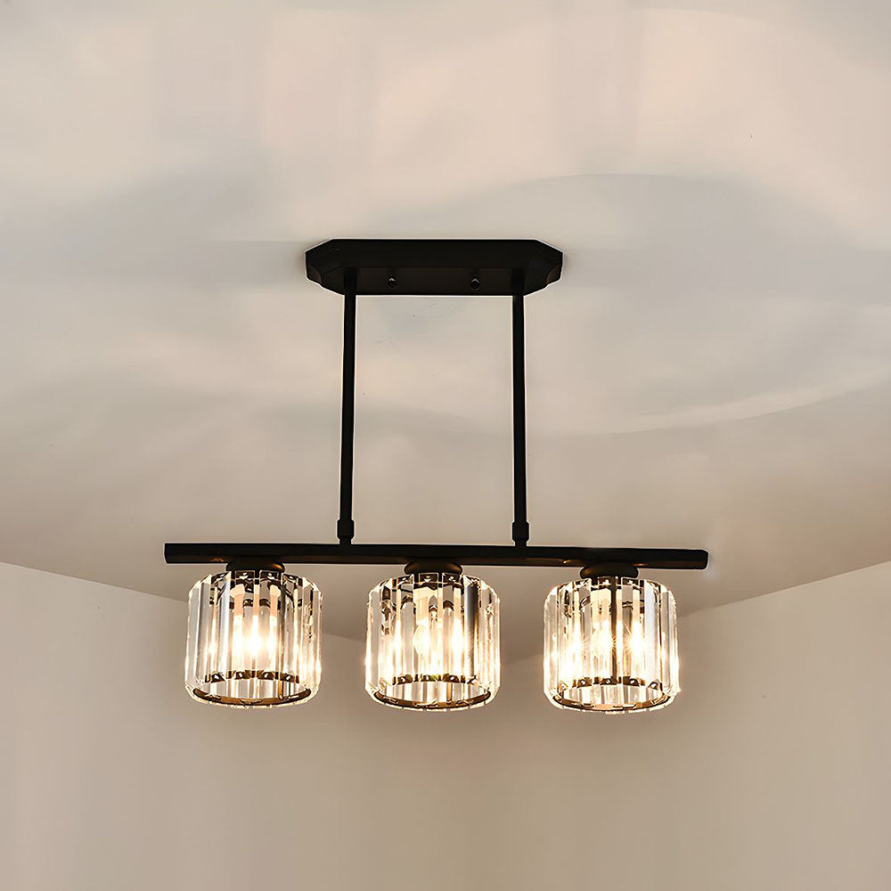 Moderne Art Deco Glazen Hanglampen | Stijlvolle Verlichting voor Keukeneiland of Eettafel – DecoGlow