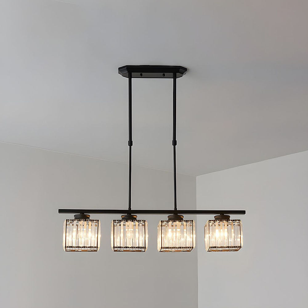 Moderne Art Deco Glazen Hanglampen | Stijlvolle Verlichting voor Keukeneiland of Eettafel – DecoGlow