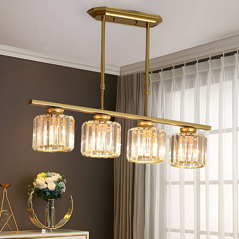 Moderne Art Deco Glazen Hanglampen | Stijlvolle Verlichting voor Keukeneiland of Eettafel – DecoGlow