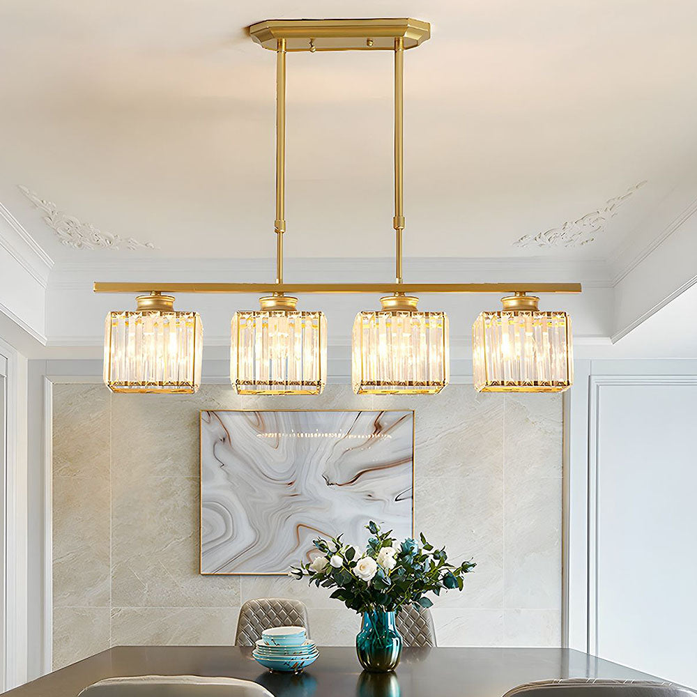 Moderne Art Deco Glazen Hanglampen | Stijlvolle Verlichting voor Keukeneiland of Eettafel – DecoGlow