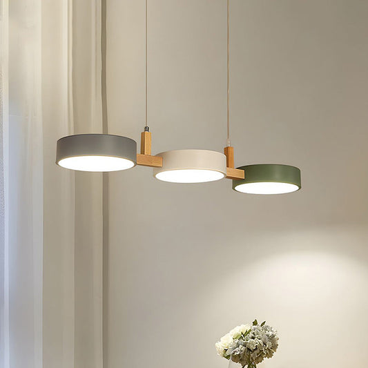 Nordic Hanglamp met Meerdere Cilinderlampen | Modern Metalen Design voor Eetkamer of Keuken – ScandiTube Pendant