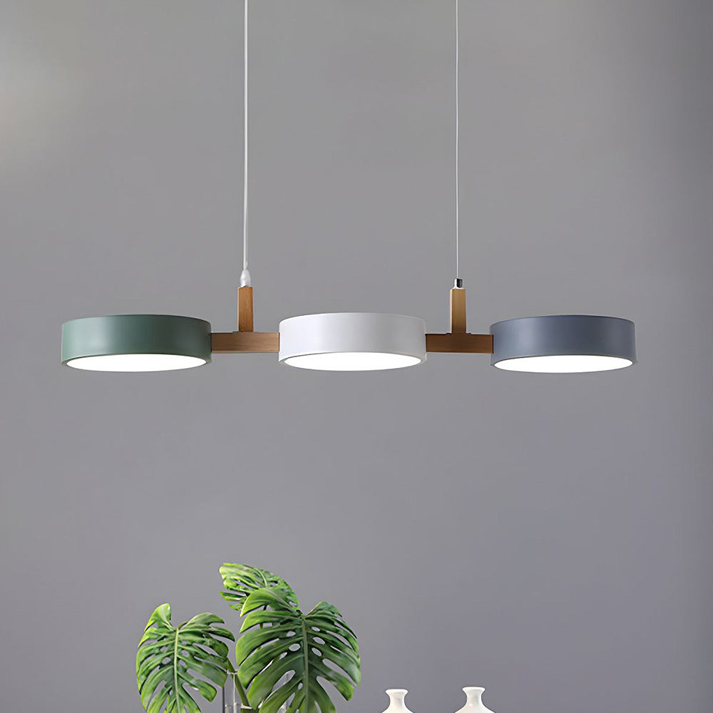 Nordic Hanglamp met Meerdere Cilinderlampen | Modern Metalen Design voor Eetkamer of Keuken – ScandiTube Pendant