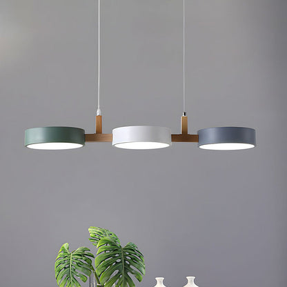 Nordic Hanglamp met Meerdere Cilinderlampen | Modern Metalen Design voor Eetkamer of Keuken – ScandiTube Pendant