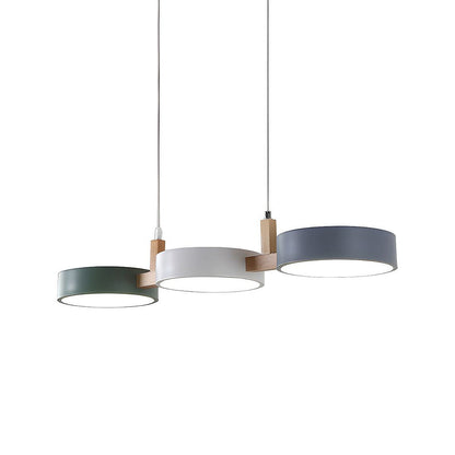 Nordic Hanglamp met Meerdere Cilinderlampen | Modern Metalen Design voor Eetkamer of Keuken – ScandiTube Pendant
