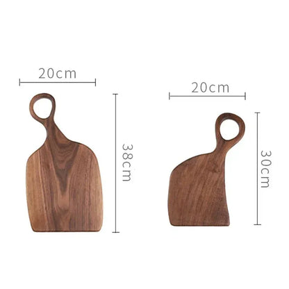 2-Pack Walnoot Houten Snijplanken | Duurzame & Stijlvolle Snij- en Serveerplanken voor de Keuken – NutraWood