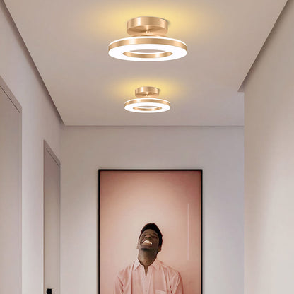 Moderne IJzeren LED Plafondlamp | Stijlvolle Verlichting voor Hal, Gang of Overloop – IronGlow Hall Light