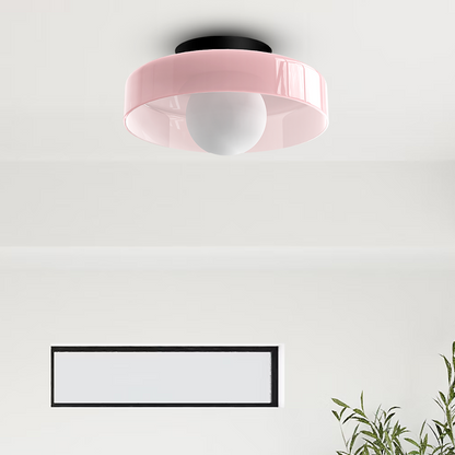 Moderne Ronde Flush Plafondlamp | Strakke LED Keukenlamp voor Plafondmontage – CleanCircle LED