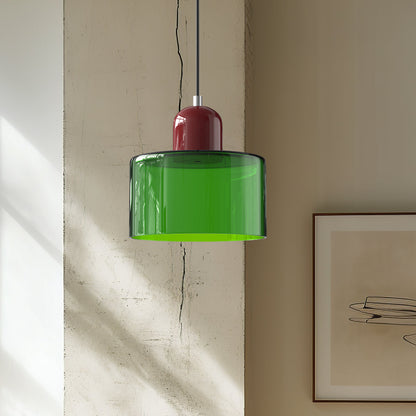 Bauhaus Hanglamp van Glas | Creatieve Designlamp in Retro Stijl voor Eetkamer of Woonruimte – BauGlow Pendant
