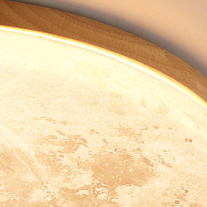 Art Deco Ronde LED Plafondlamp met Maanlicht Effect | Sfeervolle Verlichting voor Woonkamer – LunaDeco Ceiling Light