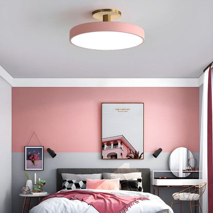 Eenvoudige Ronde Flush Plafondlamp | Minimalistisch LED Design voor Woonkamer of Hal – SimplicityGlow