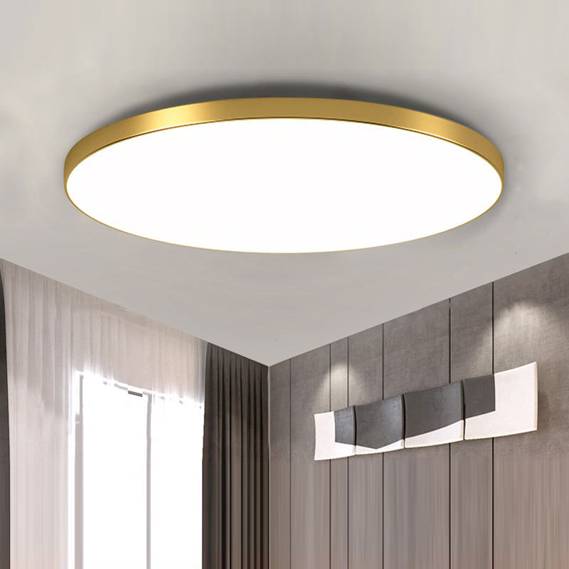 Ronde LED Plafondlamp in Minimalistische Stijl | Strakke Designlamp voor Woonkamer of Hal – LumoCircle LED