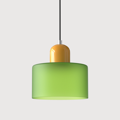 Bauhaus Hanglamp van Glas | Creatieve Designlamp in Retro Stijl voor Eetkamer of Woonruimte – BauGlow Pendant