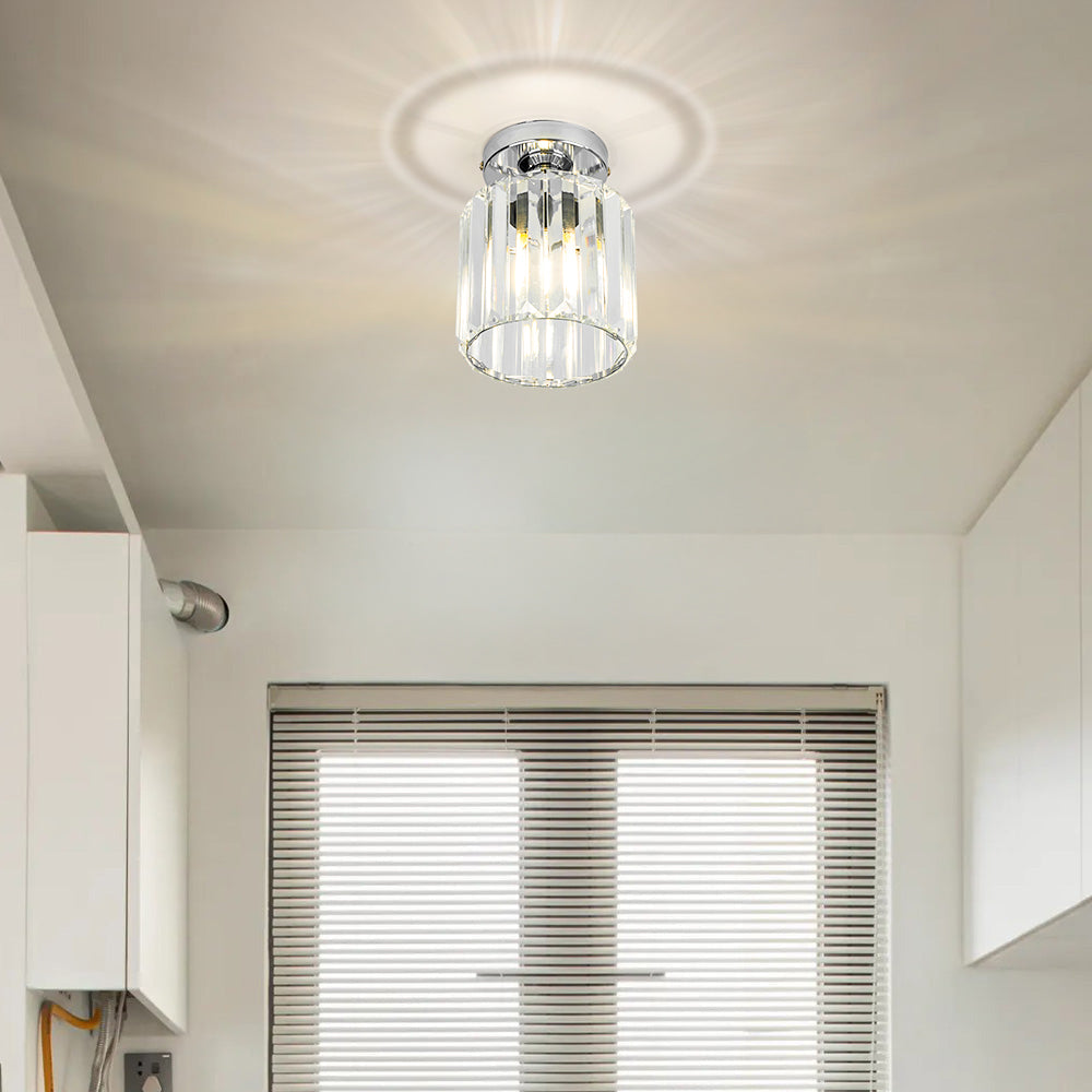Moderne Plafondlamp met 1 Lichtpunt | Stijlvolle Ganglamp voor Hal of Overloop – SoloGlow