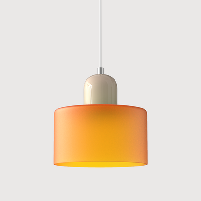 Bauhaus Hanglamp van Glas | Creatieve Designlamp in Retro Stijl voor Eetkamer of Woonruimte – BauGlow Pendant