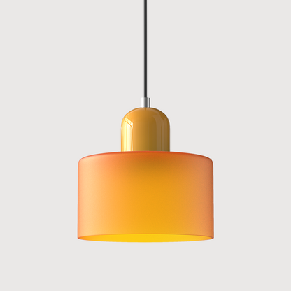 Bauhaus Hanglamp van Glas | Creatieve Designlamp in Retro Stijl voor Eetkamer of Woonruimte – BauGlow Pendant