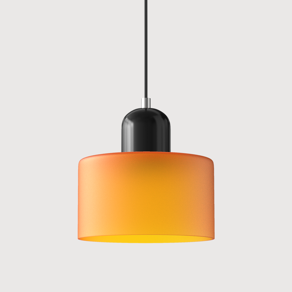 Bauhaus Hanglamp van Glas | Creatieve Designlamp in Retro Stijl voor Eetkamer of Woonruimte – BauGlow Pendant