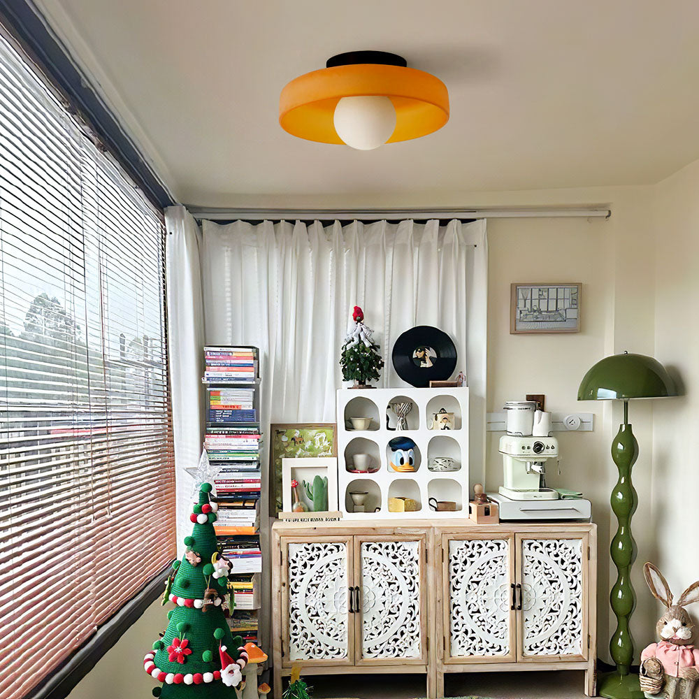 Moderne Ronde Flush Plafondlamp | Strakke LED Verlichting voor Woonkamer, Hal of Slaapkamer – LumaRound LED