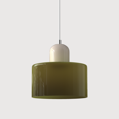 Bauhaus Hanglamp van Glas | Creatieve Designlamp in Retro Stijl voor Eetkamer of Woonruimte – BauGlow Pendant