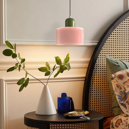 Bauhaus Hanglamp van Glas | Creatieve Designlamp in Retro Stijl voor Eetkamer of Woonruimte – BauGlow Pendant