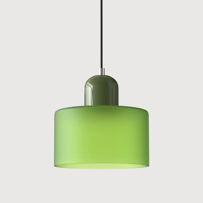 Bauhaus Hanglamp van Glas | Creatieve Designlamp in Retro Stijl voor Eetkamer of Woonruimte – BauGlow Pendant