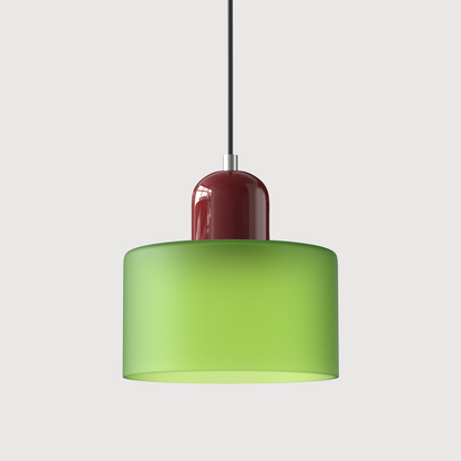 Bauhaus Hanglamp van Glas | Creatieve Designlamp in Retro Stijl voor Eetkamer of Woonruimte – BauGlow Pendant