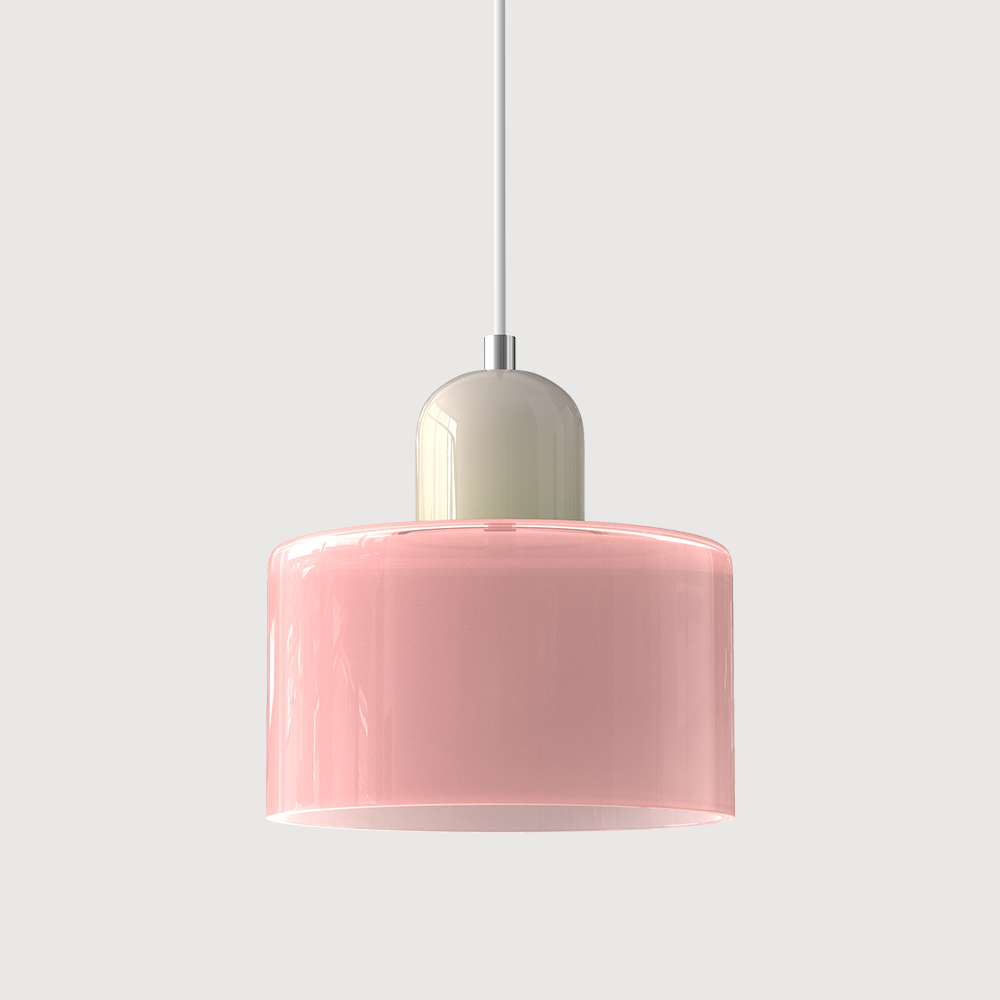 Bauhaus Hanglamp van Glas | Creatieve Designlamp in Retro Stijl voor Eetkamer of Woonruimte – BauGlow Pendant