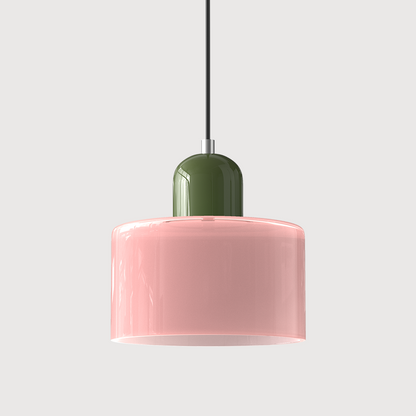 Bauhaus Hanglamp van Glas | Creatieve Designlamp in Retro Stijl voor Eetkamer of Woonruimte – BauGlow Pendant