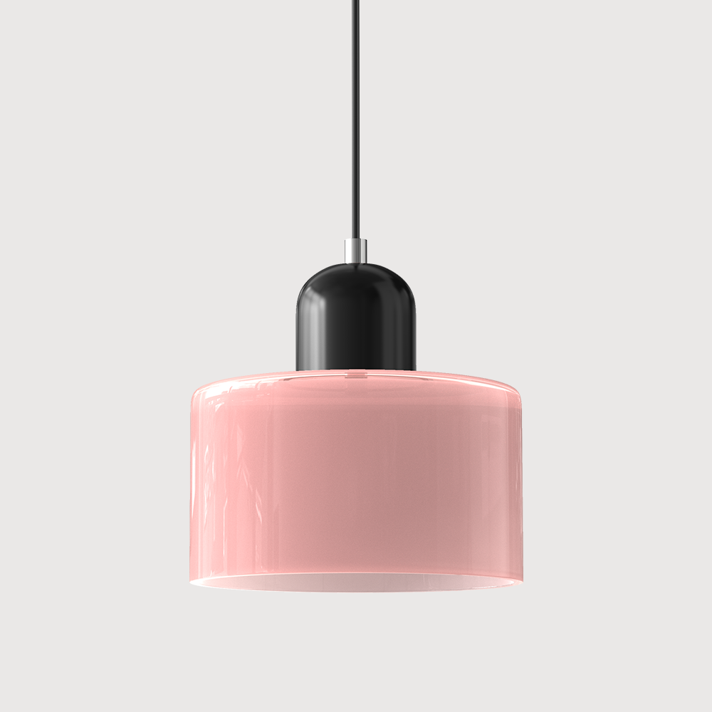 Bauhaus Hanglamp van Glas | Creatieve Designlamp in Retro Stijl voor Eetkamer of Woonruimte – BauGlow Pendant