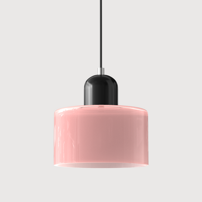 Bauhaus Hanglamp van Glas | Creatieve Designlamp in Retro Stijl voor Eetkamer of Woonruimte – BauGlow Pendant
