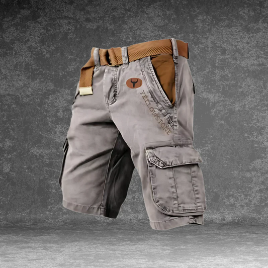 Korte Cargo Broek Heren | Comfortabele Zomerse Mannenbroek met Zakken