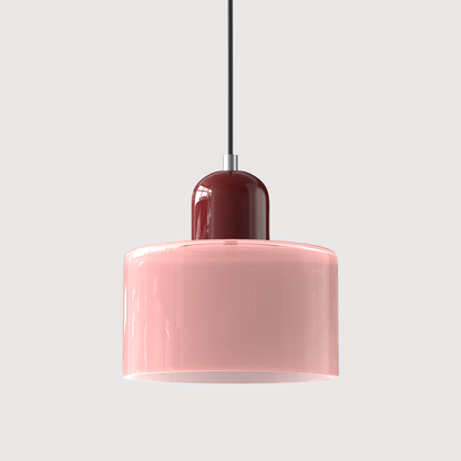 Bauhaus Hanglamp van Glas | Creatieve Designlamp in Retro Stijl voor Eetkamer of Woonruimte – BauGlow Pendant